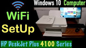 How to install hp laserjet 4100tn driver by using cd or dvd driver. Hp Deskjet Plus 4100 Wifi Setup Computer Youtube