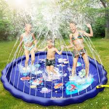 Find many great new & used options and get the best deals for automatic doggie dog water fountain dispenser sprinkler paw press pet activated at the best online prices at ebay! 96cm Sprinkler Splash Water Pad Children Splash Play Mat Portable Foldable Inflatable Water Toys For Dogs Kids Summer Have Fun Sports Toys Outdoor Toys Games Psp Co Ir