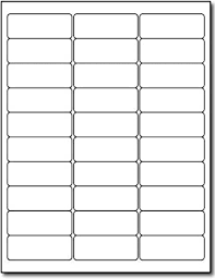 Blank printable labels for laser and inkjet printers. Amazon Com Blank Labels Laser And Ink Jet Label 2 5 8 X 1 Same Size As Template Box Of 3000 Labels Per Package Printer Labels Office Products