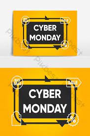 Cyber Monday Sale Banner Design Png Images Ai Free Download Pikbest Cyber Monday Design Sale Banner Banner Design
