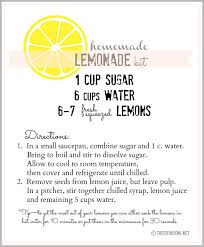 Homemade Lemonade Gift Kit And Printables Homemade Lemonade Homemade Lemonade Recipes Lemonade Recipes
