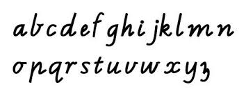 Handwriting Script Alphabet Letter Sounds Phonics