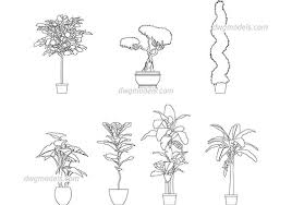 Hanging plant free cad blocks download autocad file. Trees And Plants Dwg Models Cad Drawings Free Download