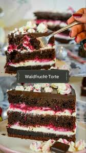 Waldfrucht Torte Saftiger Schokoladenkuchen Mit Waldfruchten Kuchen Und Torten Rezepte Saftiger Schokoladenkuchen Schokoladenkuchen