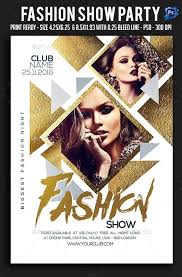 Fashion Show Party Flyer Template Psd Flyer Templates Fashion Show Poster Fashion Poster Design Fashion Show Party