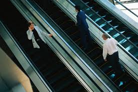 The phrase 'glass ceiling' was initially used to refer to women who could not break through a certain threshold when attempting to advance in their careers. Men Women The Glass Escalator