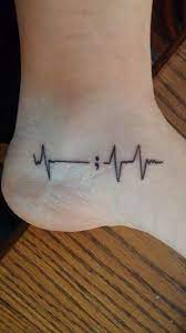 Heartbeat Tattoo Ideas Mytattooland Com Semicolon Tattoo Tattoos With Meaning Cool Tattoos
