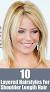 Shoulder Length Face Framing Layers Medium Hair
