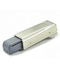 973A0500.01x8 973A Blumotion Straight Arm Full Overlay Hinge for Doors, Nickel Finish (Pack of 8) Blum