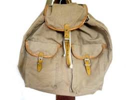 Sac Dos Francais Vintage Sacs A Dos Toile Avec Cuir Sangles Boyscout Eagle Scout Scout Rustique Wanderer Vintage Leather Leather Mens Accessories Fashion