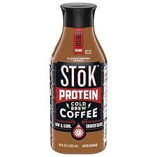 Stok Protein Cold Brew Creamed Espresso Coffee Beverage 48 Fl Oz Iced Coffee Carlie C S