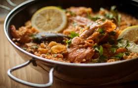 Portuguese Seafood Rice Cataplana Recipe Recipe Seafood Rice Recipes Portuguese Recipes