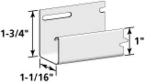 The installers will first apply furring strips by which. Certainteed 3 4 Pocket J Channel At Menards