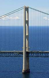 The incident was widely publicized, with the make of car prominently identified. Mackinac Bridge Wikipedia