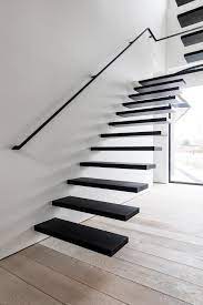 Genico Metal Stairs Pure Black A Metal Staircase Is Perfect For Your Modern Or Industrial Interior Metal Stairs Staircase Railing Design Floating Stairs