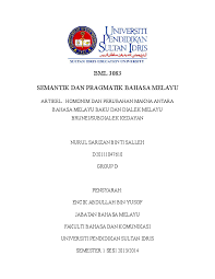 Masih ramai diantara kita yang tidak memahami maksud sebenar bin, binti dan bte, samada dalam istilah barat mahupun dalam islam. Doc Artikel Homonim Dan Perubahan Makna Antara Bahasa Melayu Baku Dan Dialek Melayu Brunei Subdialek Kedayan Sarizan Salleh Academia Edu