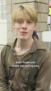 Louis Hofmann Dirt-Covered Behind the Scenes Fun