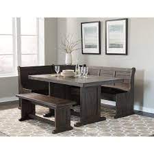 By linon home decor (3) $ 549 33 Murilda Breakfast Nook Dining Set Nook Dining Set Breakfast Nook Table Dining Table With Bench