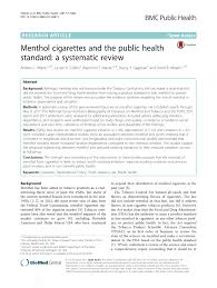 Kool menthol cigarettes are owned by the kkk. Pdf Menthol Cigarettes And The Public Health Standard A Systematic Review