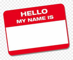 If you place this file into the picture frames folder it will be available in the picture frame library when you go to image > picture frame. Blank Hello My Name Is Getting To Know You Free Transparent Png Clipart Images Download