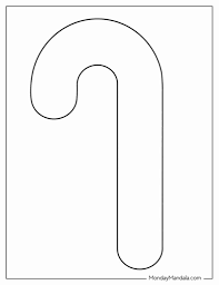 Free Printable Candy Cane Templates
