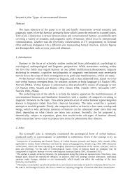 # 2 a mother noticed her little daughter praying. Pdf Beyond A Joke Types Of Conversational Humour