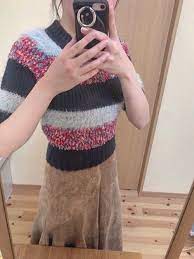rin redyazelのニット セーターを使ったコーディネート wear 変形スカート ニットセーター セーター