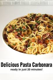 This Spaghetti Alla Carbonara Is So Good It S Also A Super Quick Dinner You Can Whip Up In Less Than 30 Minutes An Carbonara Pancetta Recipes Healthy Recipes
