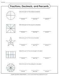 Fractions Decimals And Percents Chart Ozerasansor Com