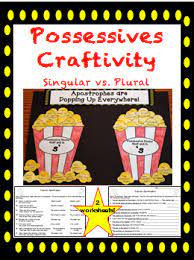Possessive Nouns Craftivity Possessive Nouns Nouns Craftivity
