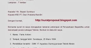 Contoh surat lamaran kerja di indomaret. Contoh Surat Lamaran Smk Contoh Surat