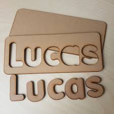 Check spelling or type a new query. Learn My Name Puzzle Raw Mdf For You To Decorate Red Pepper Designz