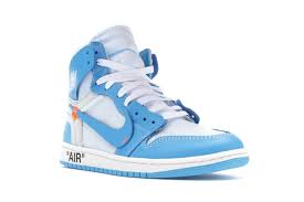 Jordan 1 Retro High Off White University Blue In 2020 Jordan 1 Retro High Air Jordans Nike Air Shoes