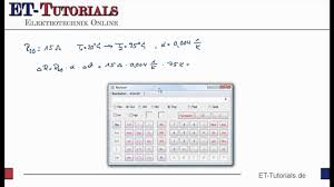 Widerstand der probe, sondern die summe der elektr. Widerstand Und Temperatur Losung Flv Youtube