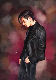 Je suis complètement fan de ces fanarts trop. Bts Jungkook Art Print K Pop Fanart Digital Drawing A5 Size Etsy In 2021 Bts Jungkook Jungkook Fanart Friend Anime