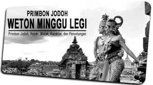 We did not find results for: Primbon Jodoh Weton Minggu Legi Ramalan Jodoh Rezeki Nasib Dan Peruntungan