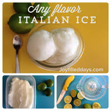 Diy Italian Ice Lime Lemon Orange Italian Ice Recipe Icee Recipe Italian Ice
