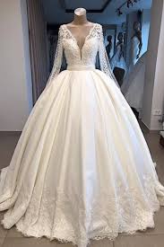 Maybe you would like to learn more about one of these? Misshow Damen Hochzeitskleider Brautkleid V Ausschnitt Langarm Prinzessin Ballkleider Tull Spitze Abendkleider Brautkleider Bekleidung Entecservicesinc Com