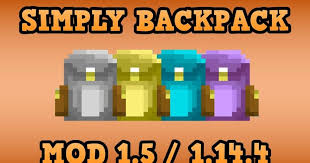 As this is a 3x3 recipe, a crafting bench is . Simply Backpacks Mod 1 15 2 1 14 4 Is A Simple Tiered Backpack Mod For Your Item Storage Needs Features 4 Tiers Of Backpac Pocket Edition Minecraft App Mod