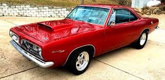 Image result for Bright Red 1967 Barracuda