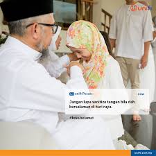 Mengapa isteri wajib bersalaman & mencium tangan suami di pagi hari raya? Unifi Di Pagi Raya Mesti Kita Wajib Bersalaman Dengan Facebook