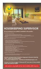 Peran seorang supervisor dibilang cukup penting karena secara umum tugas supervisor adalah sebagai pengawas dan pengarah sistem kerja. Loker Hk Supervisor Jovaninews Com