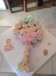 Pull Apart Cupcake Rattle For Baby Shower Baby Shower Cupcake Cake Baby Shower Cupcakes Baby Shower Desserts