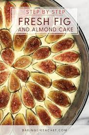 Fig And Almond Cake Recipe Recipe In 2021 Fresh Fig Cake Recipe Almond Cakes Almond Cake Recipe