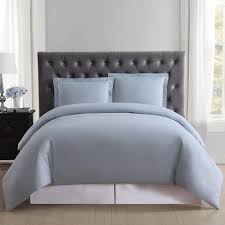 Truly Soft Everyday 2 Piece Grey Twin Duvet Cover Set Dcs1657gyt 1800 The Home Depot