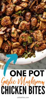 Mushroom Chicken Bites Low Carb Healthy Low Carb Dinners Low Carb Chicken Recipes Keto Recipes Dinner