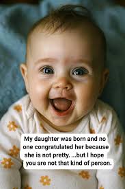 daughter's beauty not appreciated