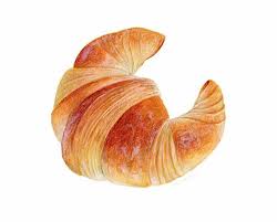 Croissant Art Food Illustration Archival Art Print Food Drawing Food Illustration Art Food Illustrations