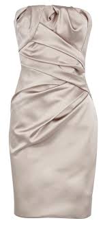 Karen Millen Signature Stretch Satin Dress Champagne Fashion Outfits Stretch Satin Dress Fashion