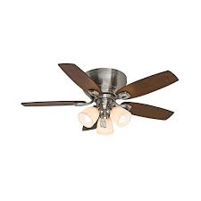 Casablanca 44 Inch Durant Low Profile Brushed Nickel Reversible Blade Ceiling Fan Brushed Nickel Ceiling Fan Ceiling Fan Ceiling Fan Blades